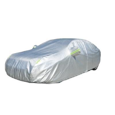 China Hot Sale Outdoor Car Promotion Gift One-time Use PEVA Protective Car Cover Waterproof SUV Cover for sale