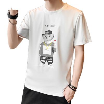 China Custom quality printing cotton anti-pilling t-shirt men's drop shoulder oversized t-shirt blank design t-shirts for sale