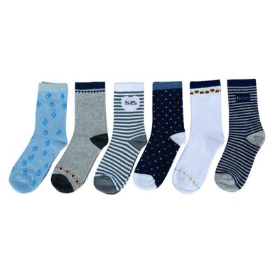 China New Boy Bouncy Professional Socks Plain Striped High Quality Boy Casual Socks for sale