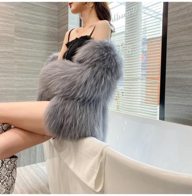 China New products viable fur coats for woman fashionable real fur coat for sale