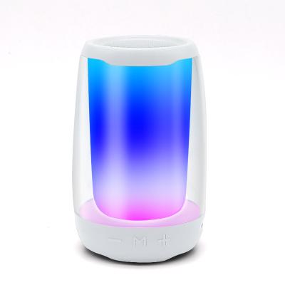 China Phone Work Best Selling Mini Outdoor Wireless Bluetooth Speaker With Colorful LED Lights Portable Bluetooth Speaker TF FM Music Play for sale