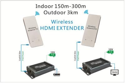 China stable quality 1080p/60hz HSV373 HDMI WIFI extender 120m hdmi extender rj45 Wireless HD Transmitter&ReceHome Threater for sale