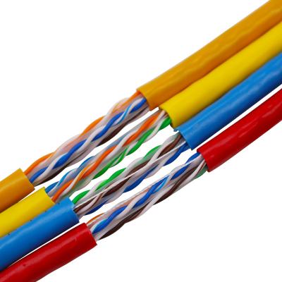 China CCA/CCAE/Because wholesale utp cat6 network wire 305m cat6 lan cable outdoor packing lan cable for sale