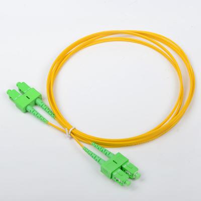 China SC PC8DX10 Fiber 2mm Jumper Cable Single Mode 10 Meter PC8DX10 Fiber Optic Patch Cord for sale