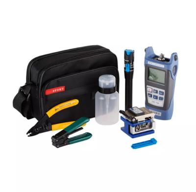 China FTTx FTTH FTTB Network Including Optical Power Meter & VFL & Fiber Cleaver Fiber Optic FTTH Tool Kit for sale