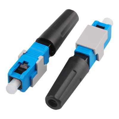 China FTTH FTTB FTTX Quick Connector Ferrule SC UPC Network S50CF China Network Cable Carbon Fiber Quick Connectors for sale