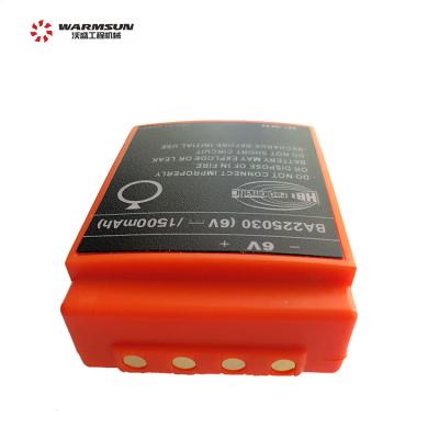 China 60004234 1500mAh 6V HBC Radiomatic Remote Control Concrete Pump Spare Parts for sale