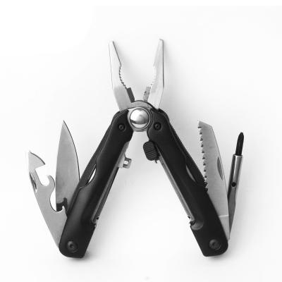 China MULTI FUNCTIONAL LED DIY Tool Rechargeable USB Port Inside Multi Tool With Pliers Screwdriver Sliding Lock for sale