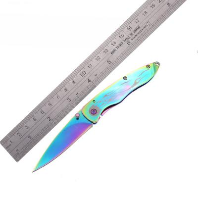 China China Wholesale Thumb Knob Knives Customized Colorful Creative Design Easy Using Titanium Pocket Knife for sale