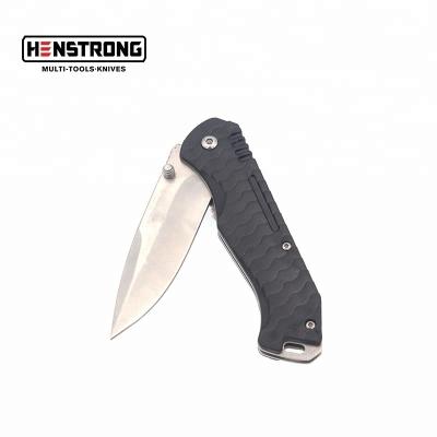 China Cheap Thumb Button New Arrival Stainless Steel Pocket Folding Knife for sale