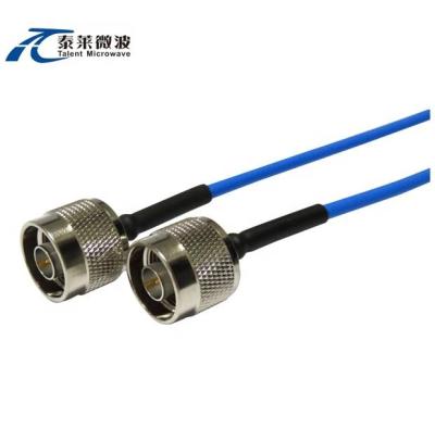 China 18GHZ Semi Flexible RF Cable Assembly RG402 with N Male Connector R3-NMNM-L for sale