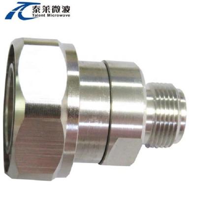 China RF Brass, SUCO 7/16 DIN Male to N Female Coaxial RF Connector Adapter for sale