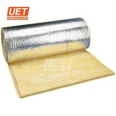 China Contemporary Soft Soundproof Smooth Wool Aluminum Foil Facing Heat Insulation Glass Wool for sale