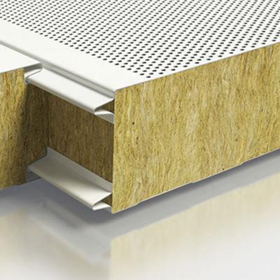 China Contemporary Stain Doods Metal Sandwich Panel Insulation Glass Or Fiberglass Wool Slab for sale