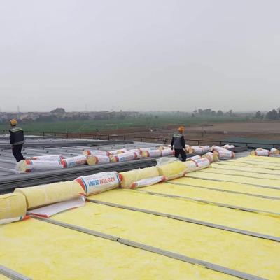 China Contemporary Hot Selling Glass Wool Building Insulation Materials With FSK Of Metal Building Frame for sale