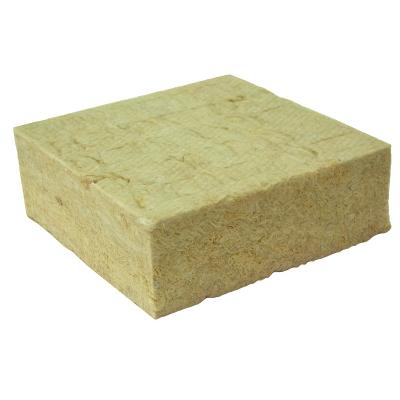 China 200kg/m3 basalt wool thermal insulation material rock wool industrial natural stone sandwich plate purified rock wool panel for sale