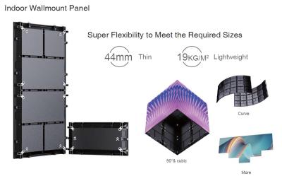 China Indoor Wallmount Panel with 536/43 Pixel Density and 420/140 Power Consum Display for sale