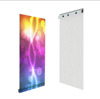 China Transparent Glass Mounted LED Displays With Nichia LED Chips And 1920Hz Data Refresh Rate for sale