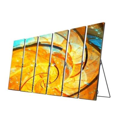 China 1920x640x33mm HD Commercial LED Display Screen Poster Floor Standing For Advertising Outdoor for sale