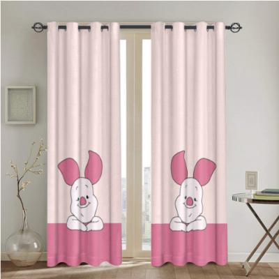 China China Supplier Wholesale Cheaps Blackout 100% Polyester Canvas Bedroom Curtain For Living Room Ready Made for sale