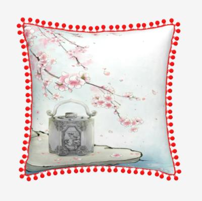 China Polyester Christmas Flower Rose Fashion Super Soft Anti-static Double Sided Single Pillow Case for sale