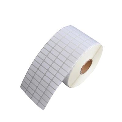 China Customized Eco Friendly Size Supermarkets Price Tag Waterproof Scratch Proof Blank or Printer Thermal Label for sale