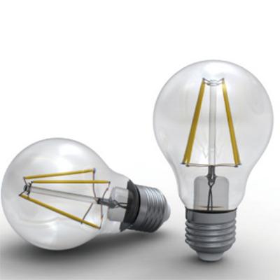 China Indoor Light Led LED Filament Bulb A60 4W Lights Global Free Sample E26 With Certificate for sale