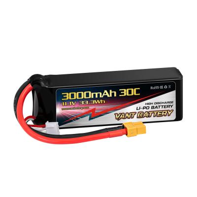 China Mini Drone Vant 3S 11.1V 3000mah 30C lipo battery for Blade 350 QX and 450, Parkzone T-28 Trojan, F-27Q Stryker, Extra 300, Hothead, for sale