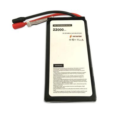 China Vant rc lipo battery big for DJI S1000/KOPTERWORX Hammer X8 22000mAh 25C 22.2V 6S UAV battery 68X94X203mm for sale