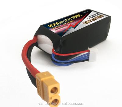 China Toys GR High Discharge Rate Lipo Battery 100C 14.8V 1500 mAh 4s for sale