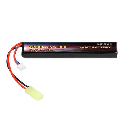 China Rc airsoft gun lipo battery 1200mah 30c 2s for airsoft gun for sale