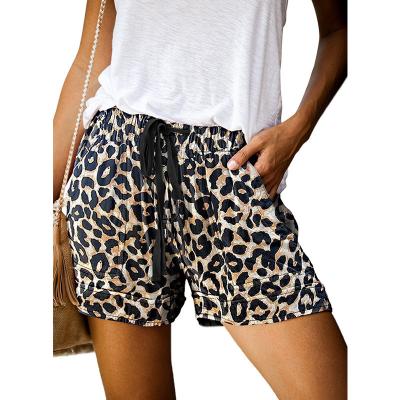 China 2021 Summer Viable New Print Camouflage Leopard Print Straight High-Waisted Shorts And Slacks for sale