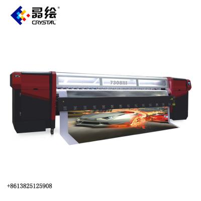 China best of crystaljet 7000 printer large outdoor wallpaper solvent machine can install best price inkjet printer SPT510 508 3200mm for sale