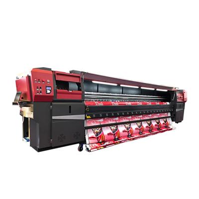 China Flex 5 Meter Large Format Digital Eco Solvent Printer Indoor And Outdoor Solvent Inkjet Printing Machine for sale