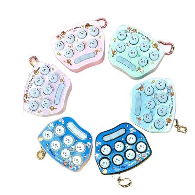 China Mini Toy Fidget Mini Pocket Beat-a-mole Decompression Function Key Cute Cartoon Game Gift Pendant for sale