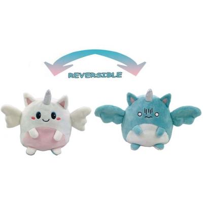 China Reversible Embroidered Cartoon Toy High Quality Plush Doll Unicorn Angel Plush Toys Lovely With Angel Wings for sale