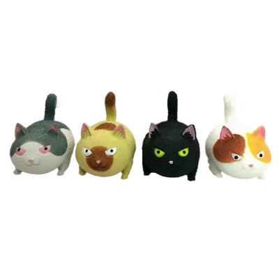 China Soft Toy Cat Restless Person Creative Venting Angry Instrument Relieve Stress Decompression Pinch Toys for sale