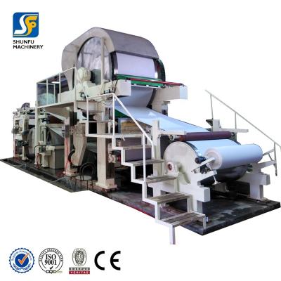 China Paper Industry Toilet Paper Rolls Production Line with Paper Slitter and Packing Machine for sale