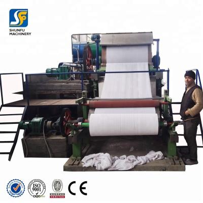 China Factory Professional Kitchen Toilet Paper Machine Tissue Paper Completee Line With Good Quality for sale