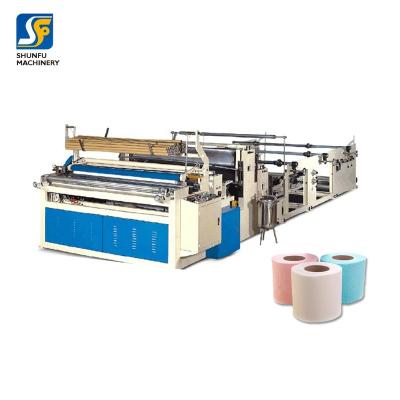 China 1880mm Adjustable Toilet Paper Tissue Paper Roll Machine Roll Cutter Machinery Paper Processing Machinery Industry Maximum Export Price for sale