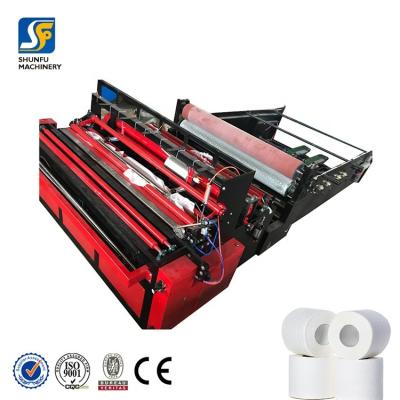 China Automatic Embossing Machinery Industry Computer Toilet Paper Tissue Paper Processing Rewind Making Machine for sale