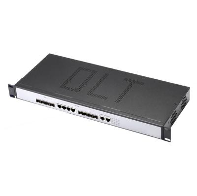 China FTTH Best Quality 4-Port Gigabit EPON OLT 442mm*260mm*44mm with 4*10/100/1000Mauto-negotiable and 4 SFP and RJ45 slots for sale