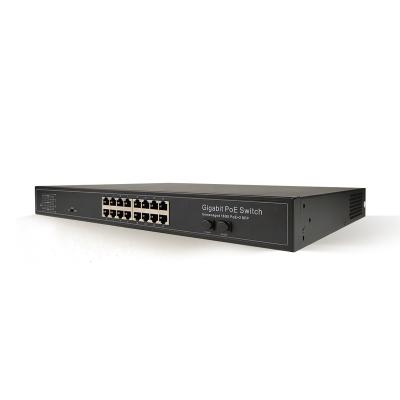 China POE Smat POE Switch 18 Port Gigabit Uplink Ethernet PoE Switch TS8216-2F for sale