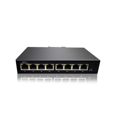 China Industrial POE High Power Managed Solar Power PoE Switch With 8 PoE Ports for sale