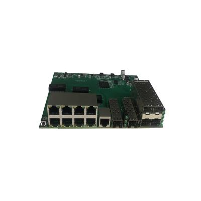 China VLAN Support Network Switch Fiber Optic Poe 8 SFP Port OEM 48vdc ODM China Manufacture 10g Industrial Switch for sale