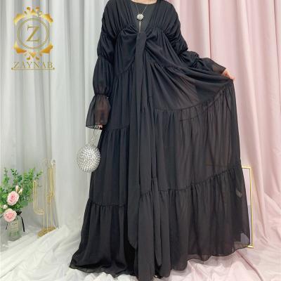 China Zaynab Dubai Arabic Abaya Dubai Anti-Wrinkle Egypt Turkish Saudi Women Islamic Silk Open Prayer Maxi Dress Muslim satin Maxi Dress Clothing for sale