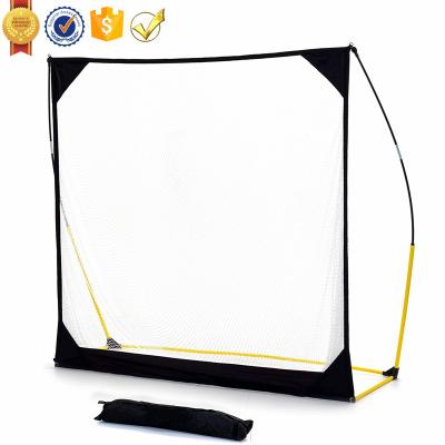 China Durable GN08B High Quality 7 x 7 Golf Course Outdoor Steel Material Practice Feet Chipping Hitting Cage Golf Net for sale