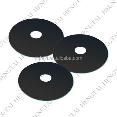 China Nylon / UHMW-PE Rail Park Railway Bogie Parts Flat Center Plate Wear Liner for sale