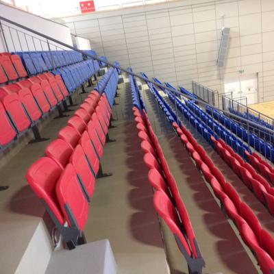 China Retractable Stadium Seating Modern Portable Indoor Outdoor Rear Telescopic High Seat Grandstand For Sale for sale