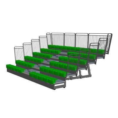 China Indoor Stadium Telescopic Bleachers Grade Retractable Seating System For Indoor Stadium for sale